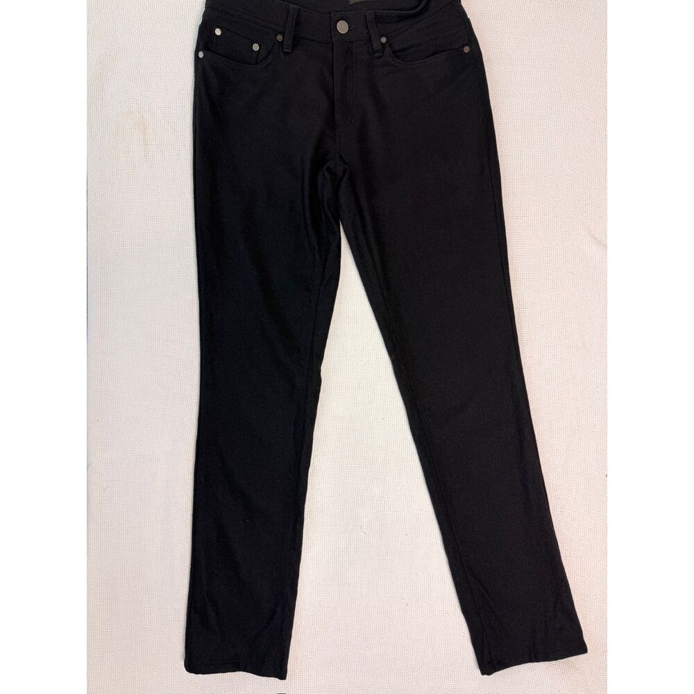 J. Hilburn PWimberly Black Pants W29 Skinny Luxe Wool Cashmere Business Casual